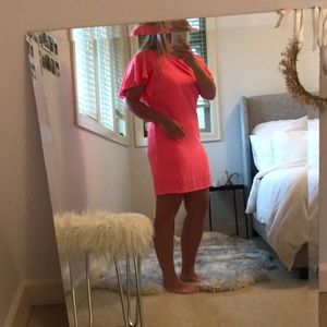 Hot pink dress